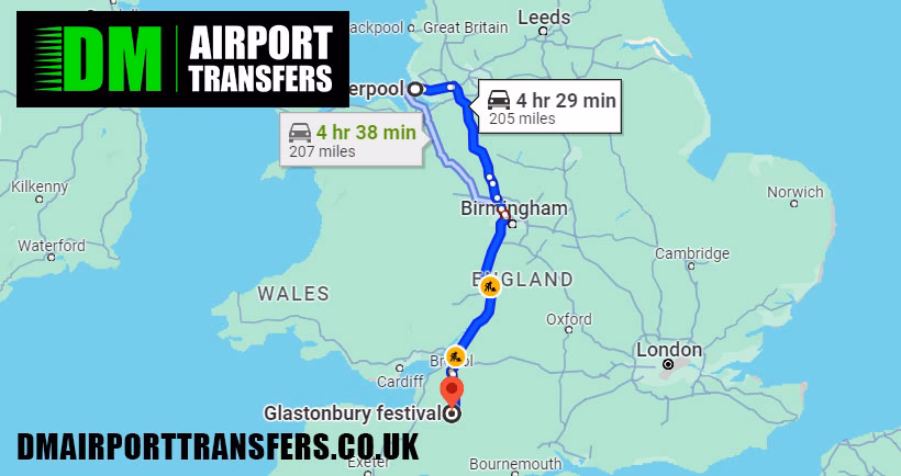 How do I get from Southampton to Glastonbury?