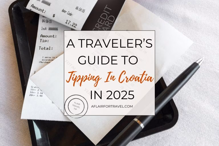 How much do you tip a valet in Croatia?