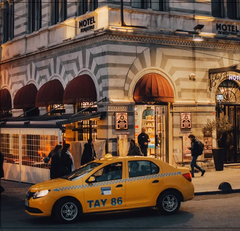 How do I get to a hotel from the airport?