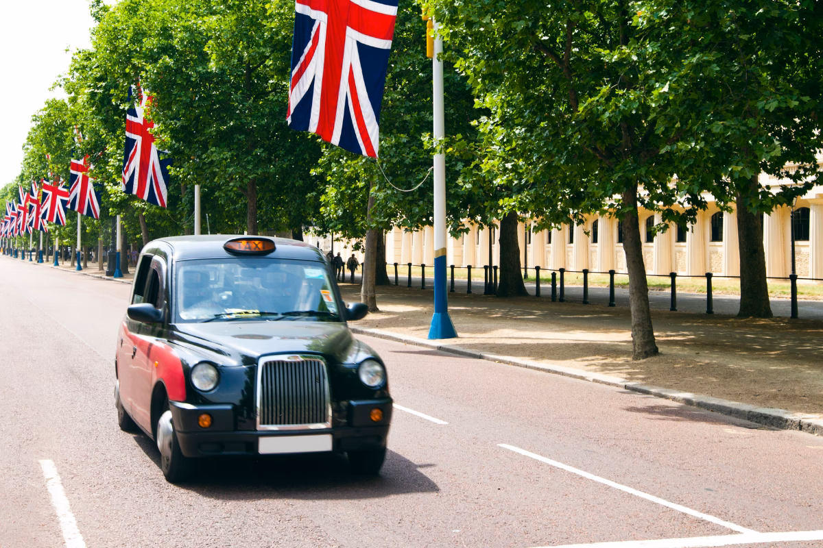 Can you hire a cab in London?