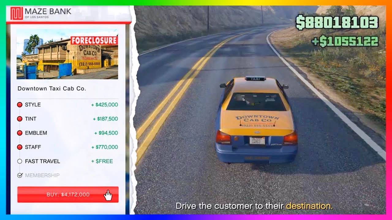 Can GTA+ members get a taxi?