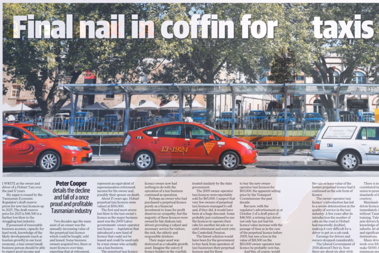 What are the licensing requirements in Tasmania?