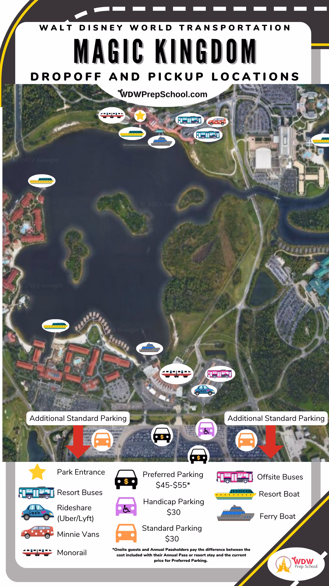 How do I get to Epcot & Magic Kingdom?