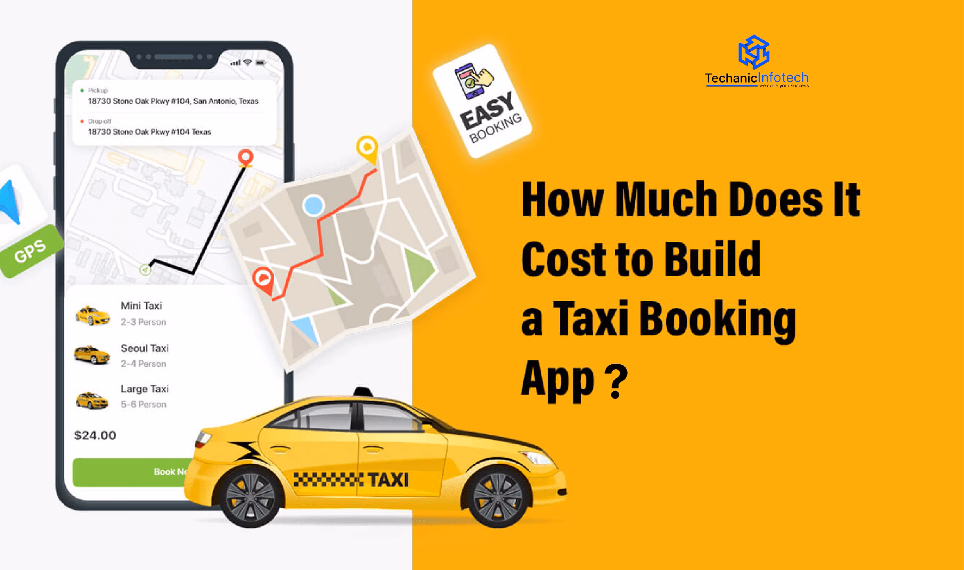 What are the top features of a taxi booking app?