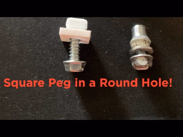 How do I fix a curved numberplate holder?