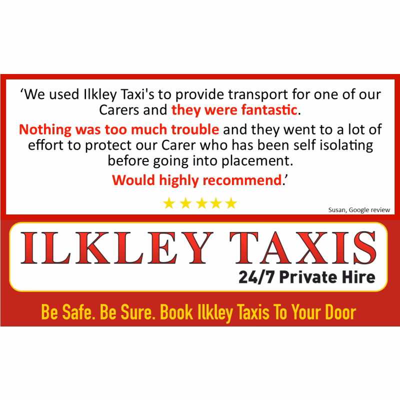 How do I contact Ilkley taxis?
