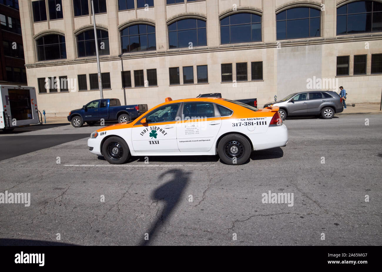 Where can I get a taxi to Indianapolis Airport?