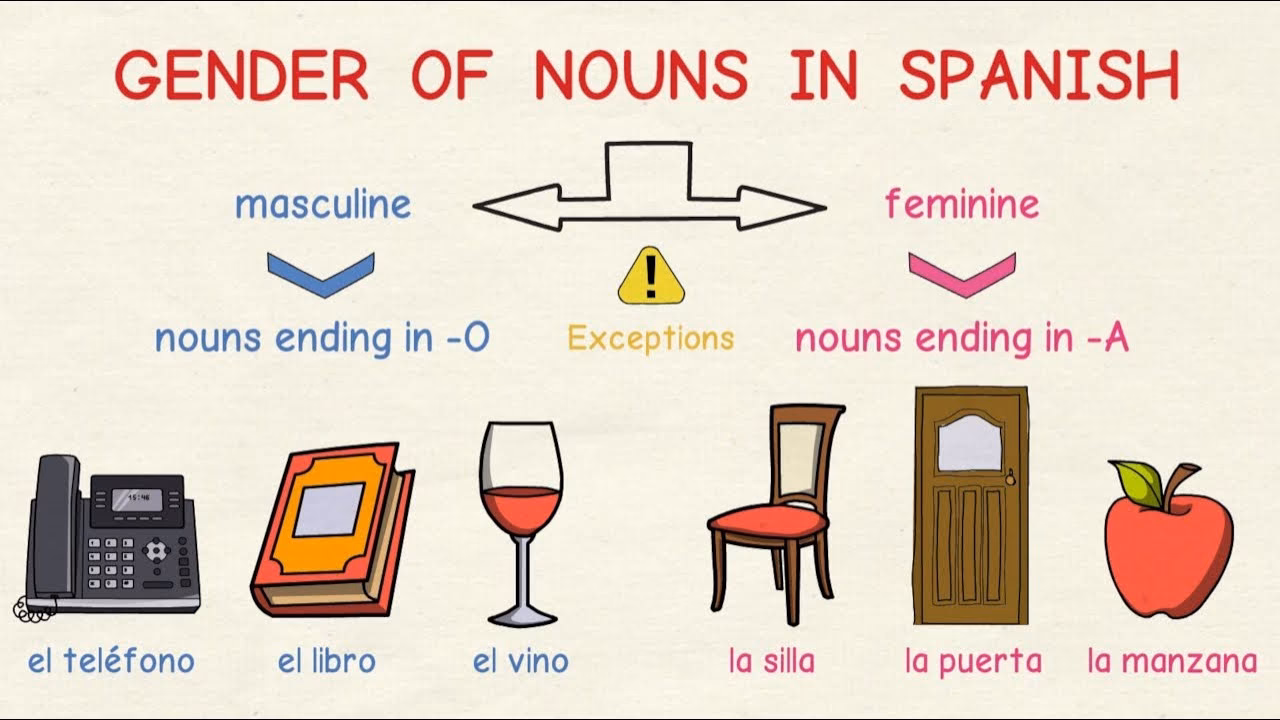 What is the gender of a noun in Spanish?