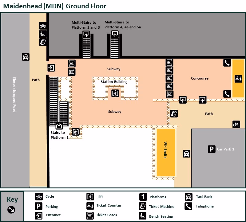 Where can I find a taxi rank in Maidenhead?