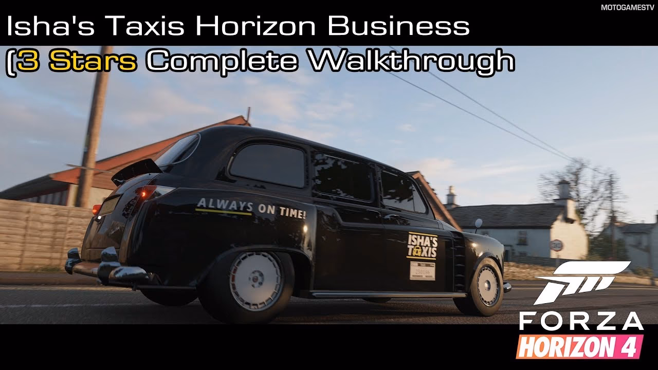 How to buy Isha's taxis in Forza Horizon 4?