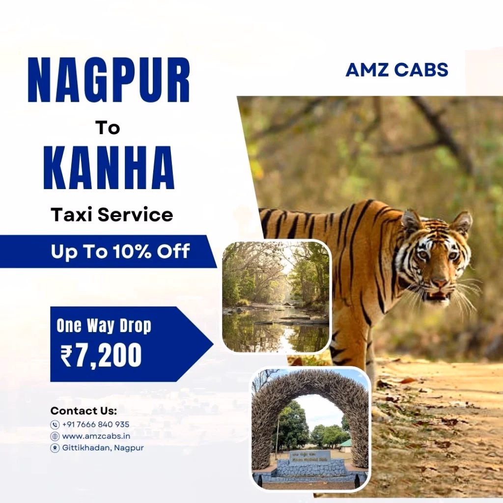 How to book a cab from Jabalpur to Kanha National Park?