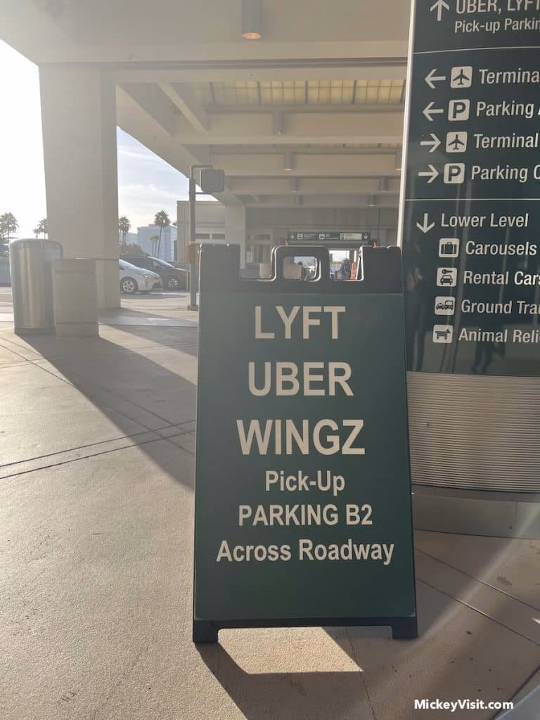 How much is a taxi from John Wayne Airport to Disneyland?