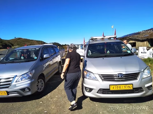 How far is Jorhat from Kaziranga National Park?