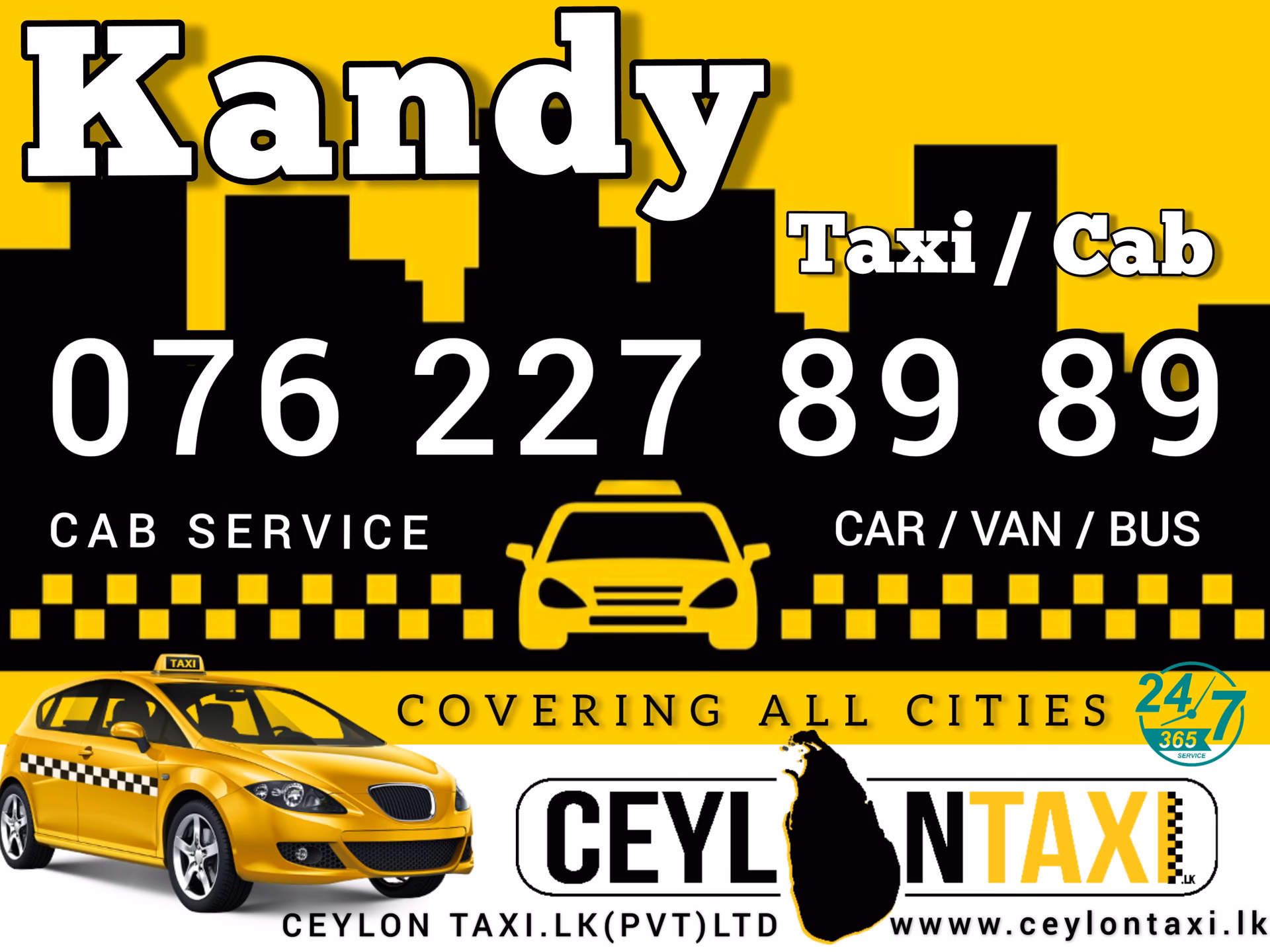 How far is Kandy from Nuwara Eliya?