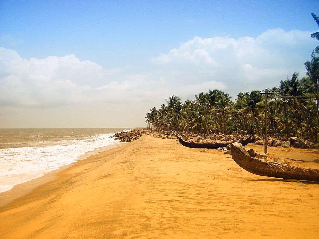 Where is Cherai Beach located in Kochi?