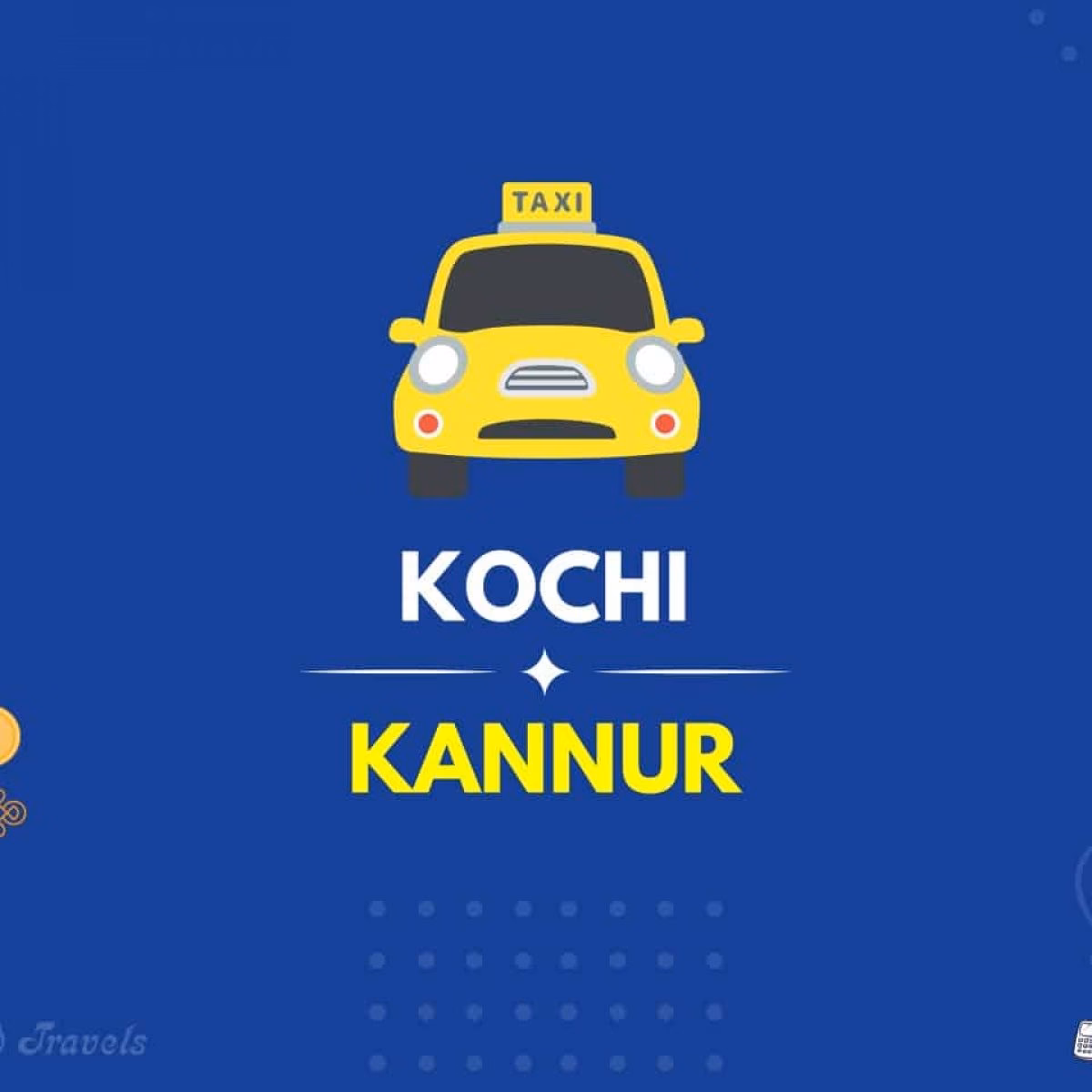 How far is Kannur International Airport from Cochin?