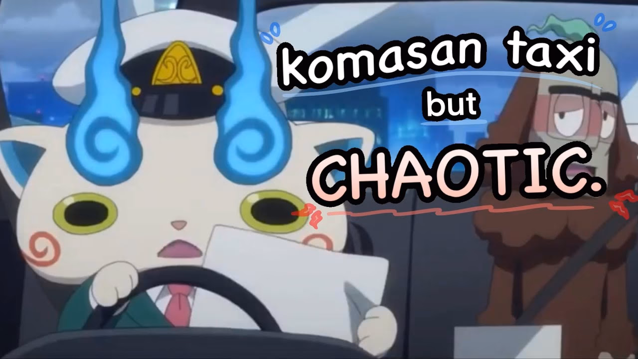 How does Yo-kai cheeksqueek end up on Komasan cab?