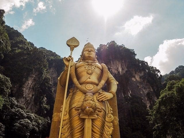 How far is Batu Caves from Kuala Lumpur?