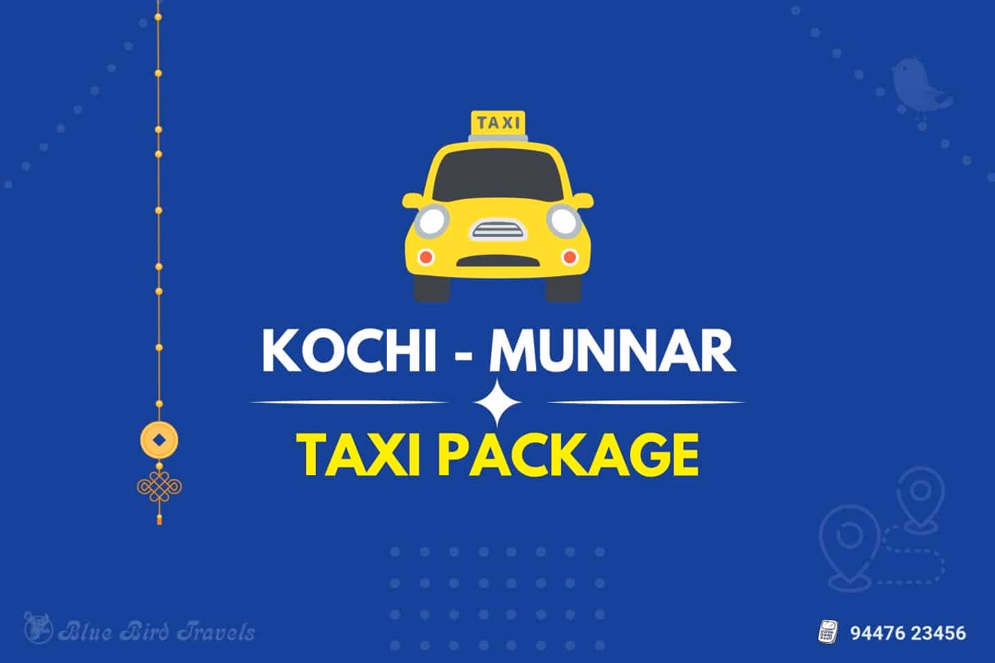 How to book a cab from Kochi to Munnar?