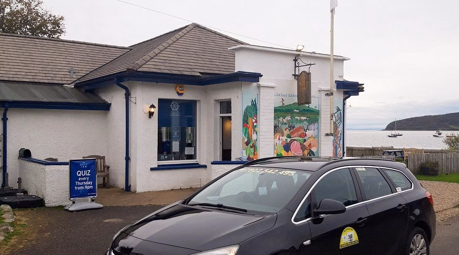 What companies run services between Brodick & Lamlash?