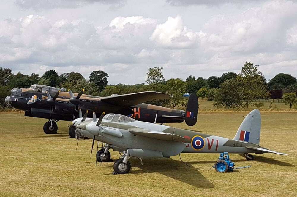 Why should you visit the Lancaster airfield centre?