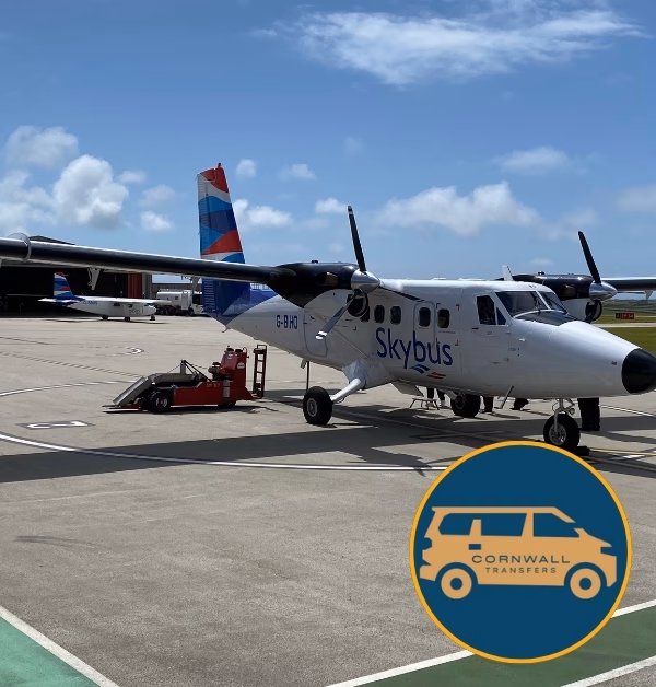 How do I get from Penzance airport to land's End Airport?