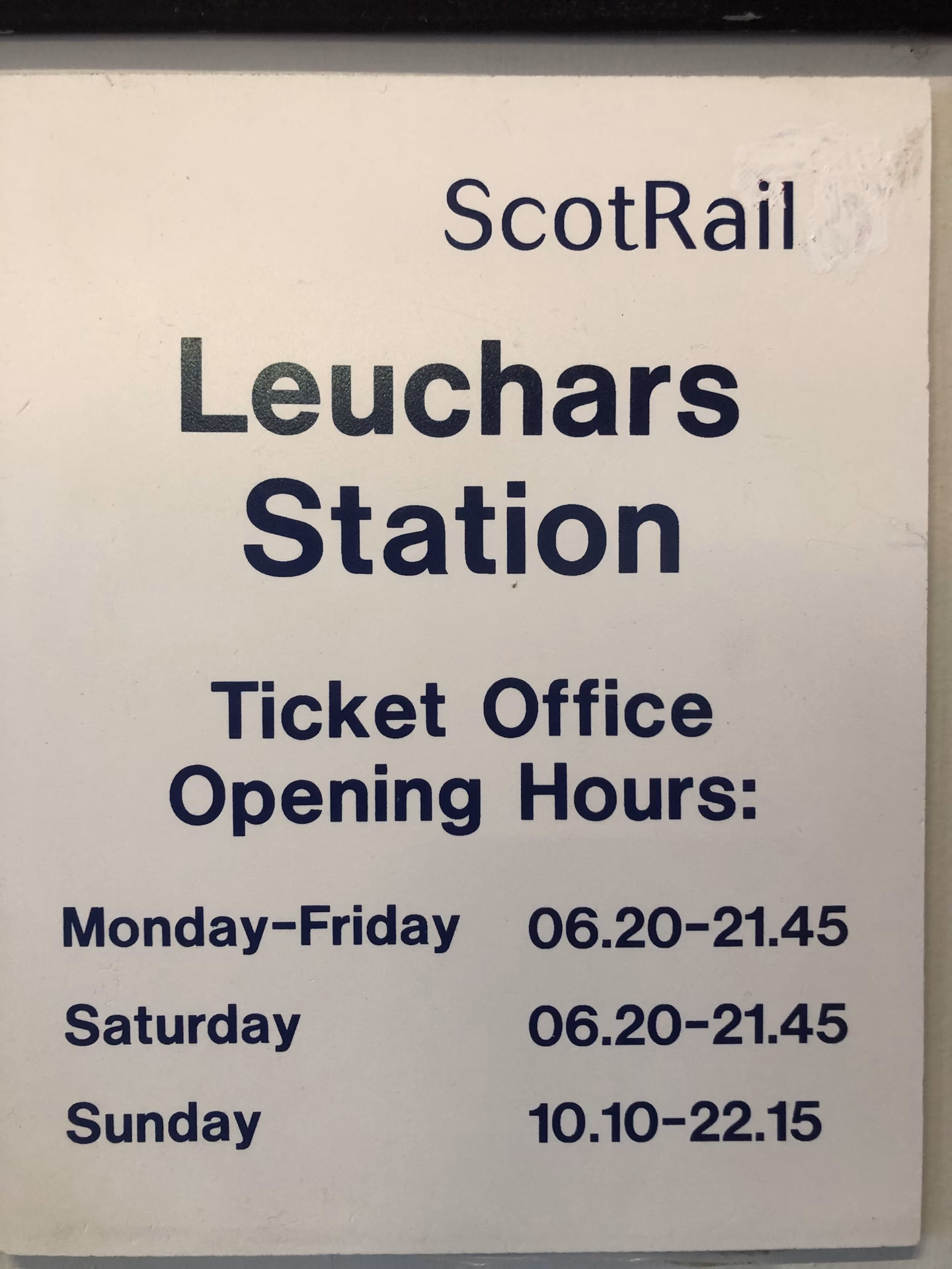 Should you book a taxi at Leuchars railway station?