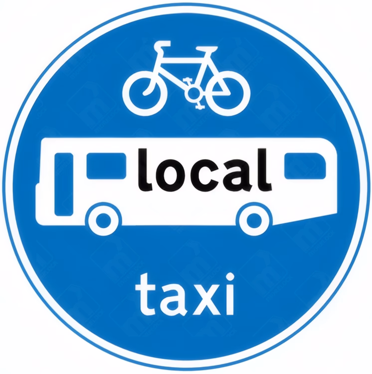 Who can use a bus lane sign?