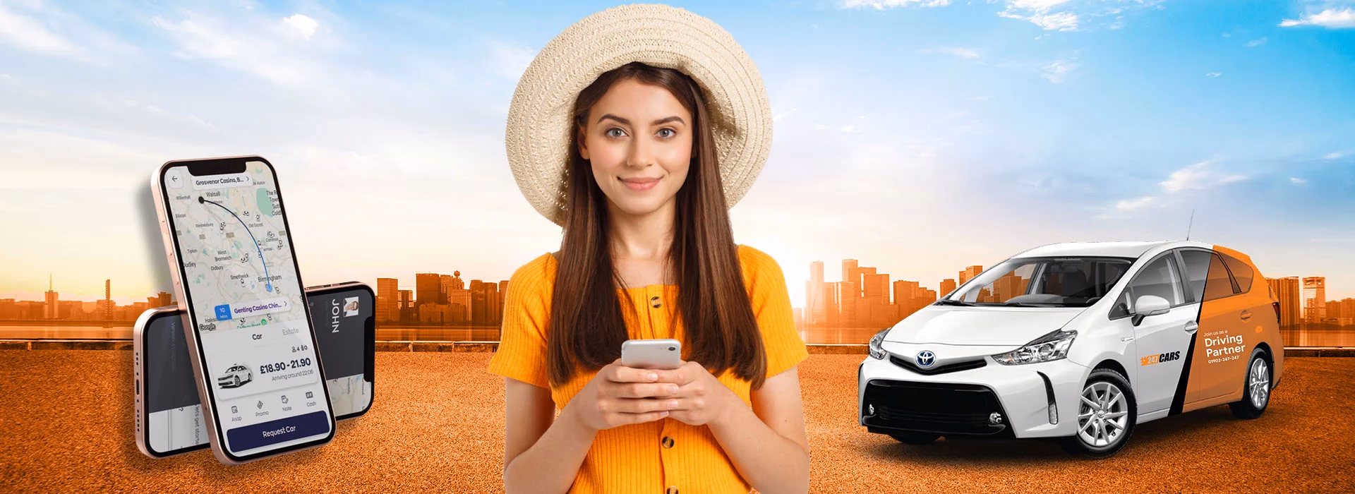 Where can I get a taxi in Walsall?