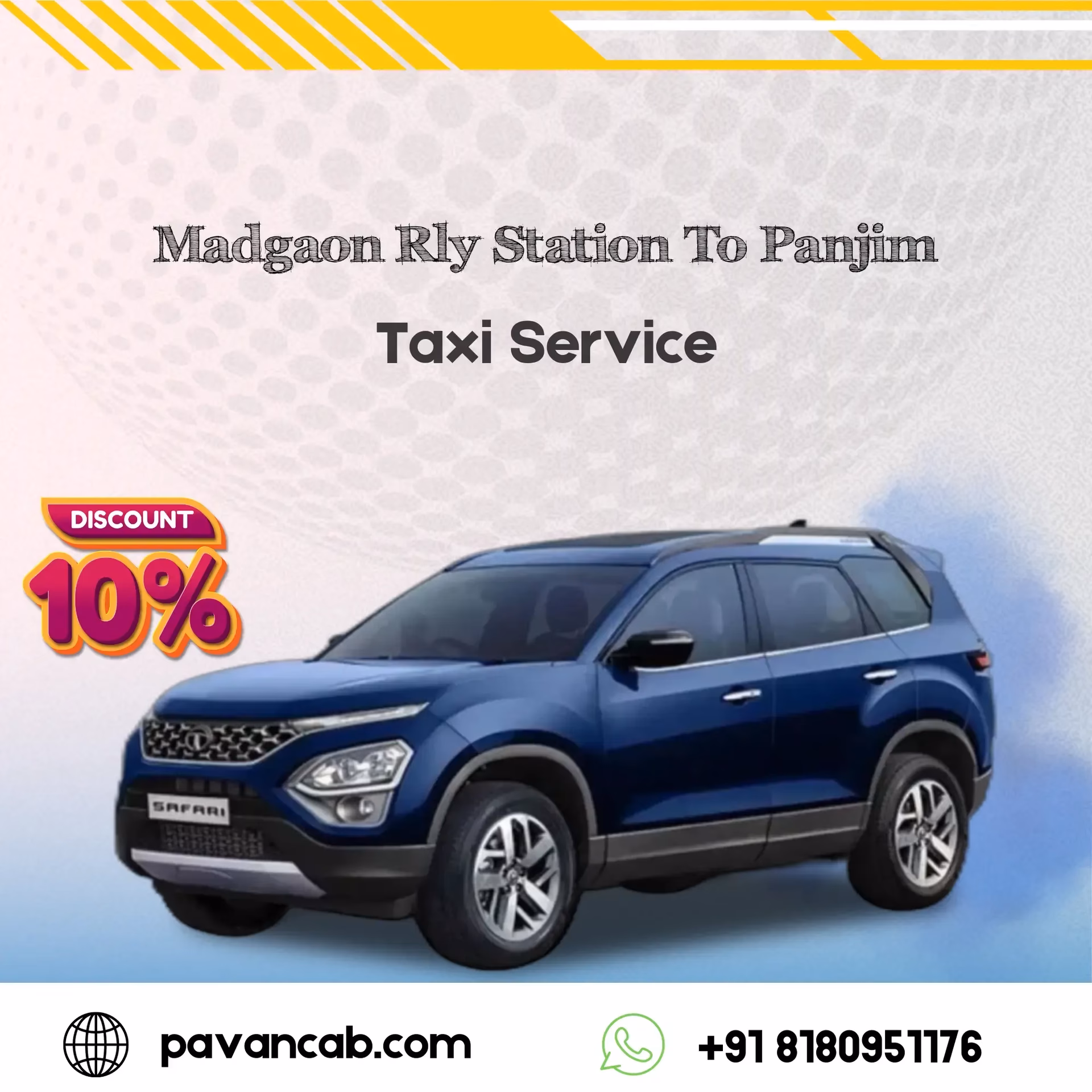 How to get Rs 100 off on Madgaon to Panjim cabs?