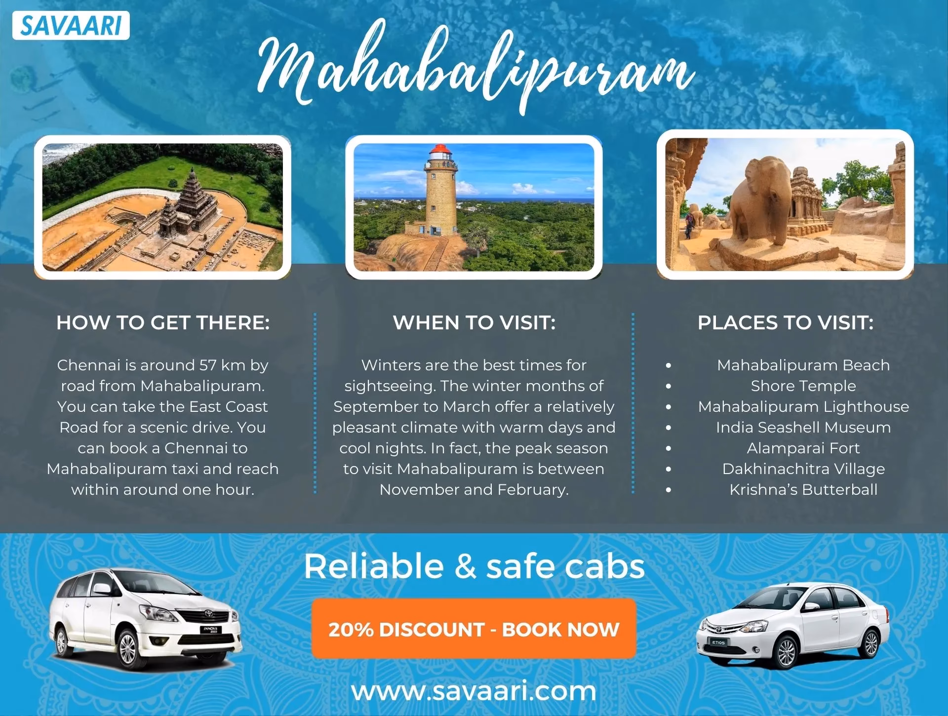 Does Mahabalipuram have a cab?