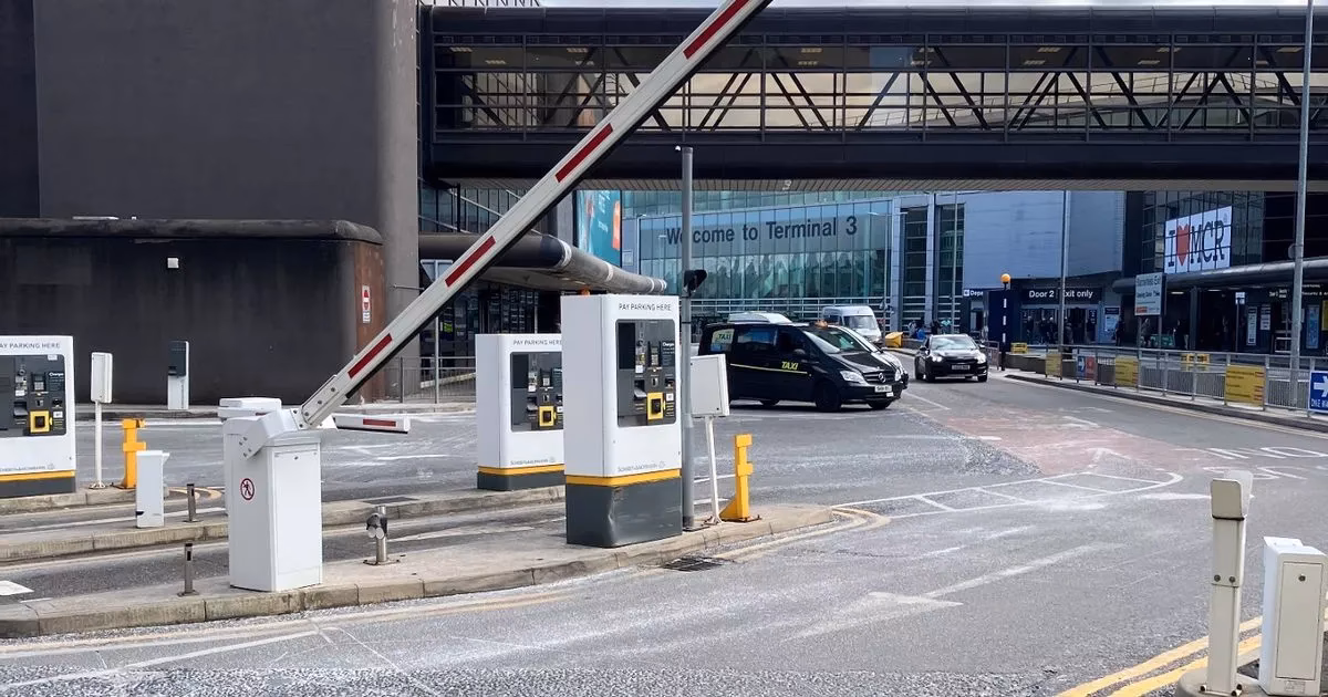 How do I avoid a drop-off charge at Manchester Airport?
