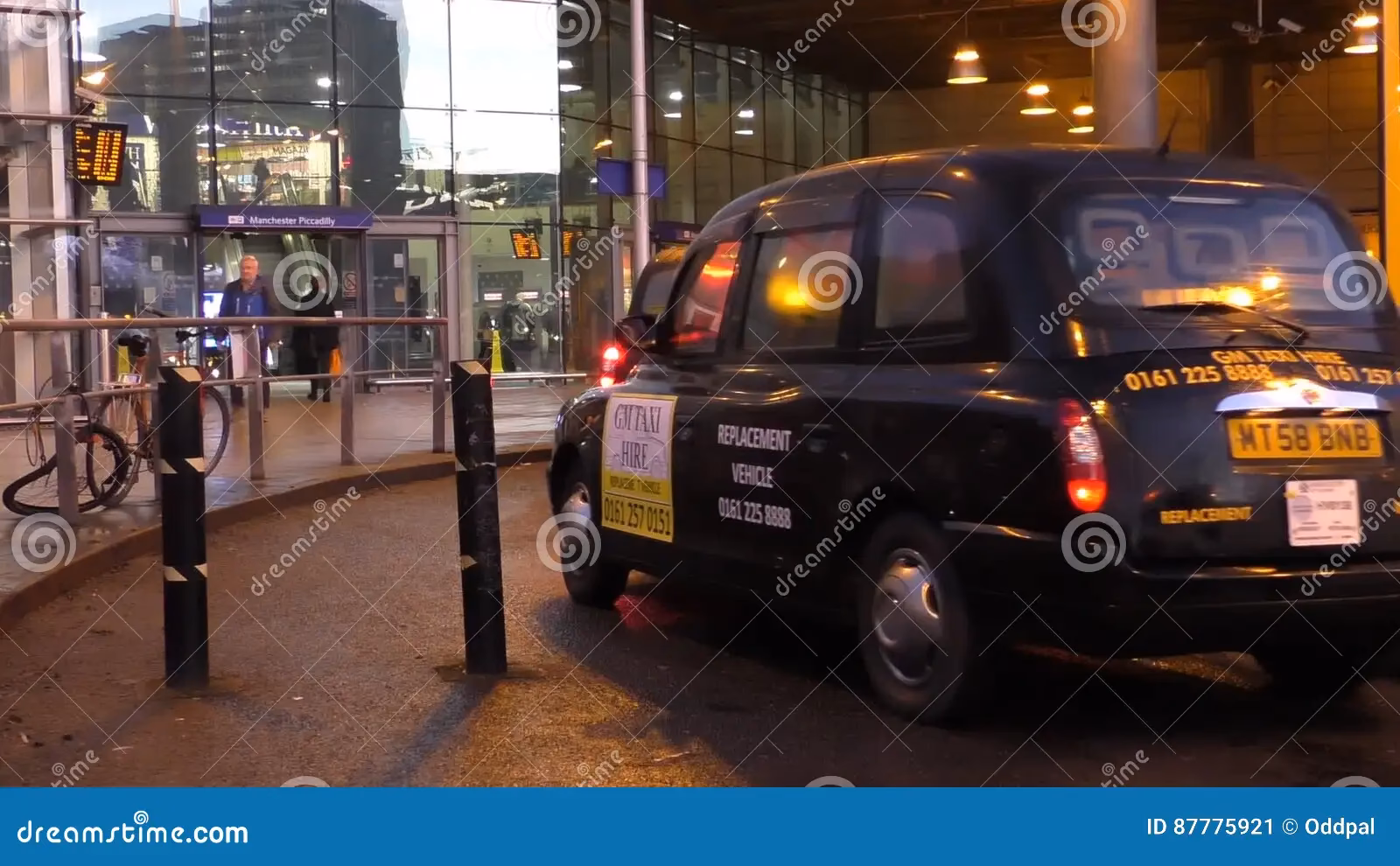 How do I pay for a parking session at Manchester Piccadilly station?