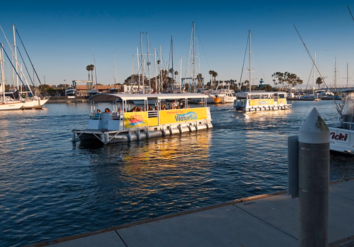 How much does A waterbus cost at Marina Del Rey?
