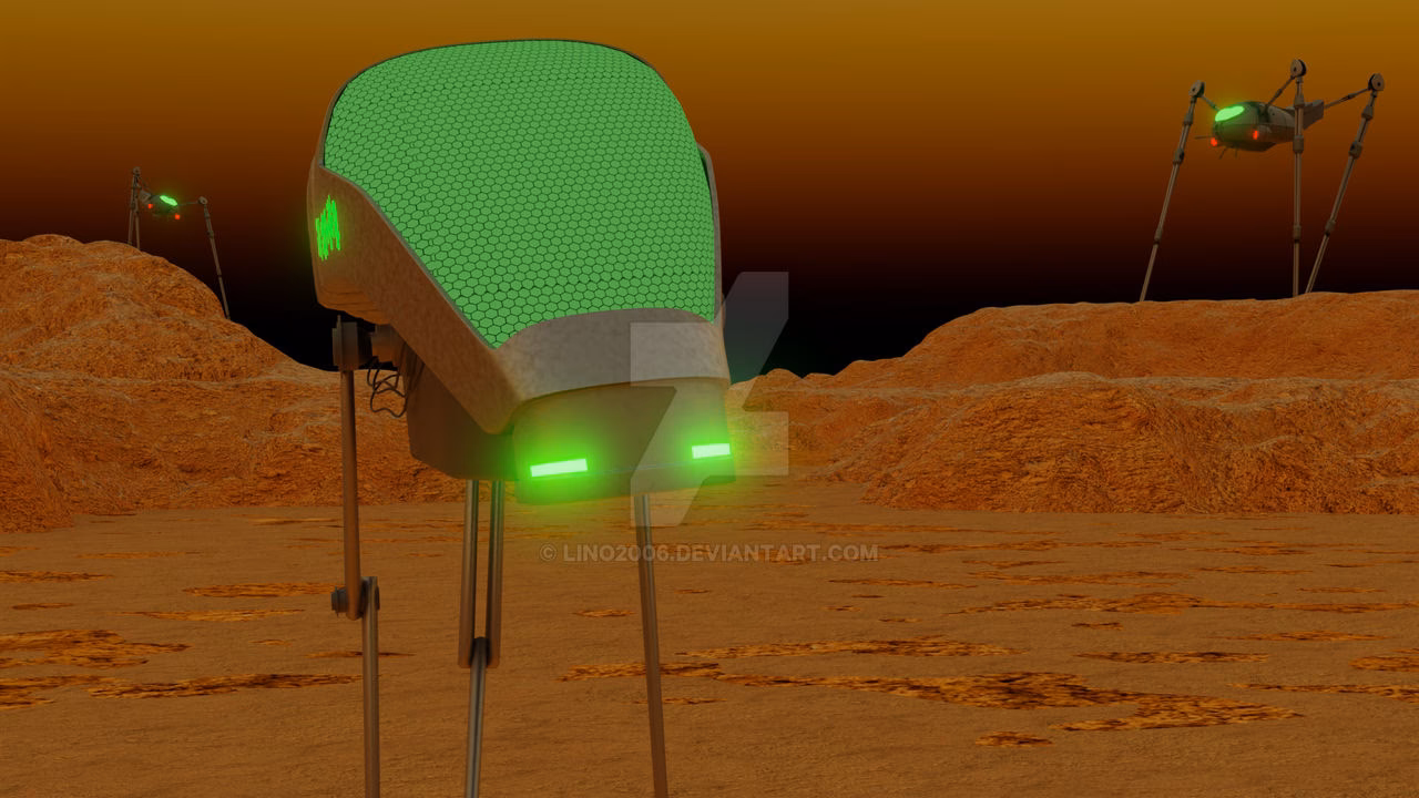 Does the Martian taxi have a heat ray?