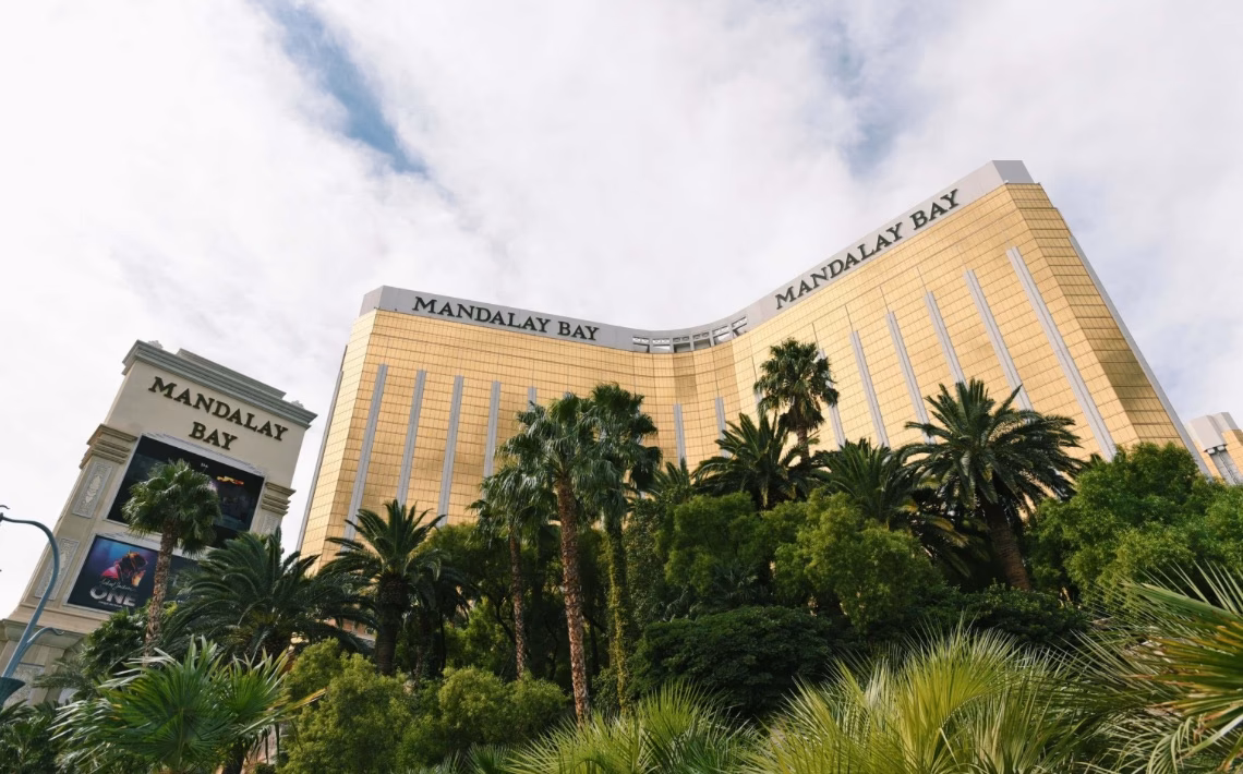 Where can I rent a car at Mandalay Bay Airport?