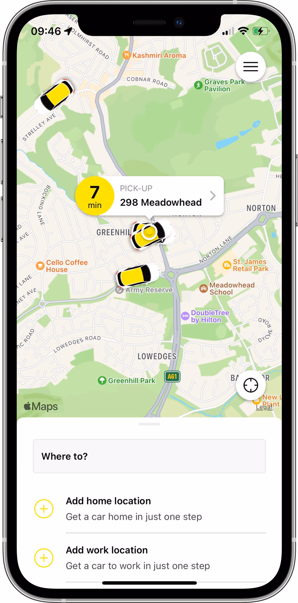 How to get from Arundel Gate to Meadowhead?
