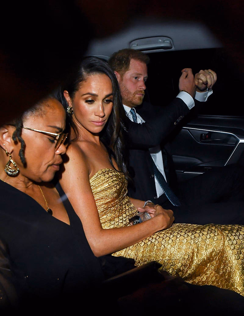 Why did Prince Harry and Meghan get a taxi in New York?