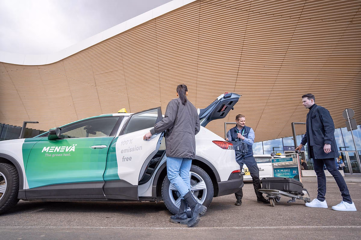 How do I book a minivan in Finland?