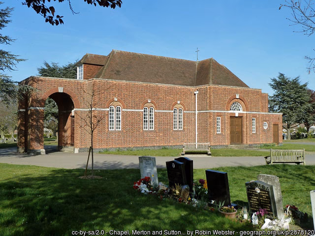 Where is Garth Road Cemetery?
