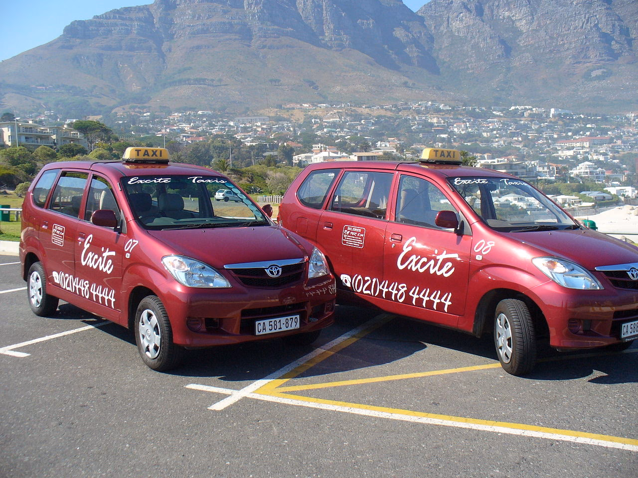 Which meter taxi company operates in the southern suburbs?