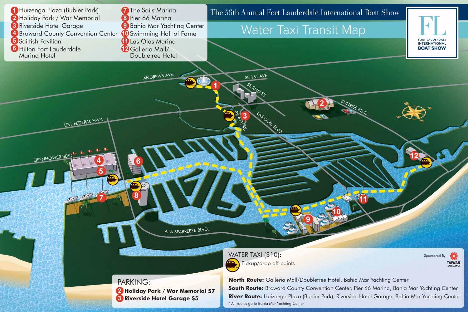 What are the benefits of using a water taxi in Miami?