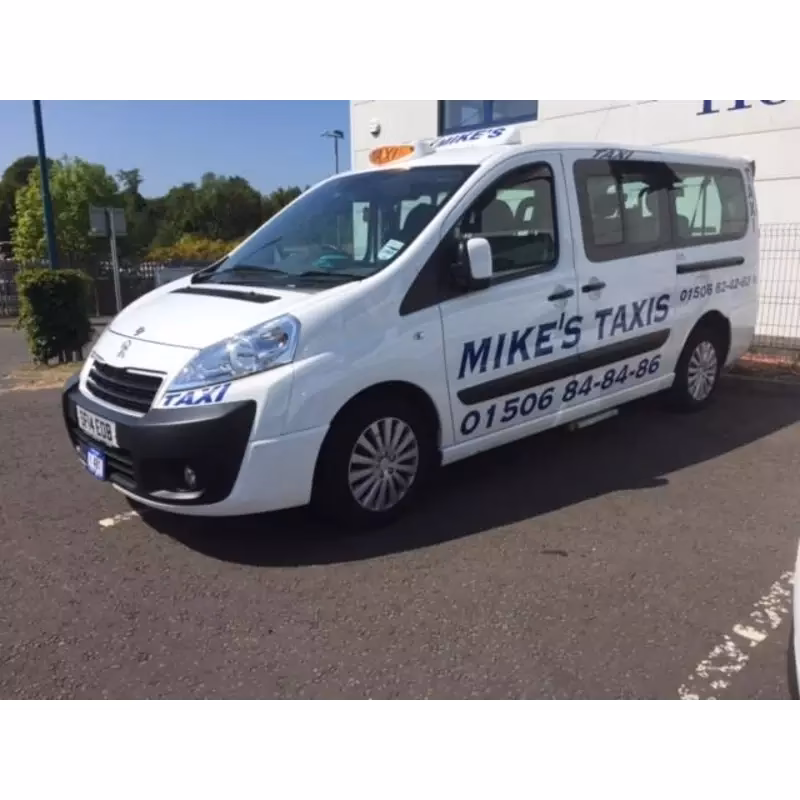 How good is Mike's taxi service in Edinburgh?