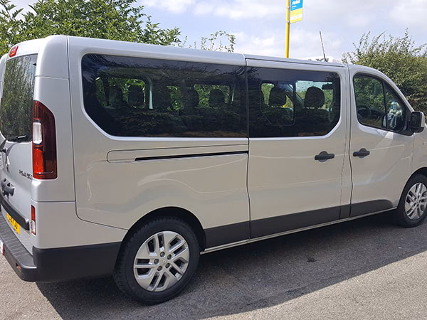 Why should you rent a minibus in Bourne?