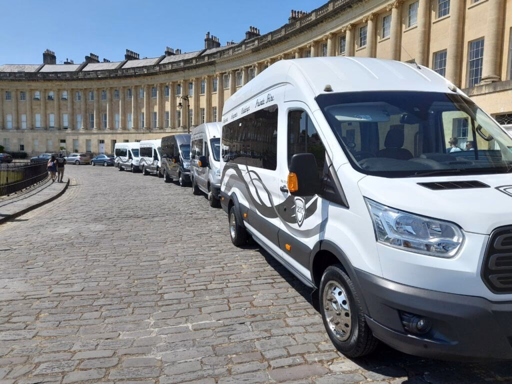 How many seats does a minibus have in Bristol?