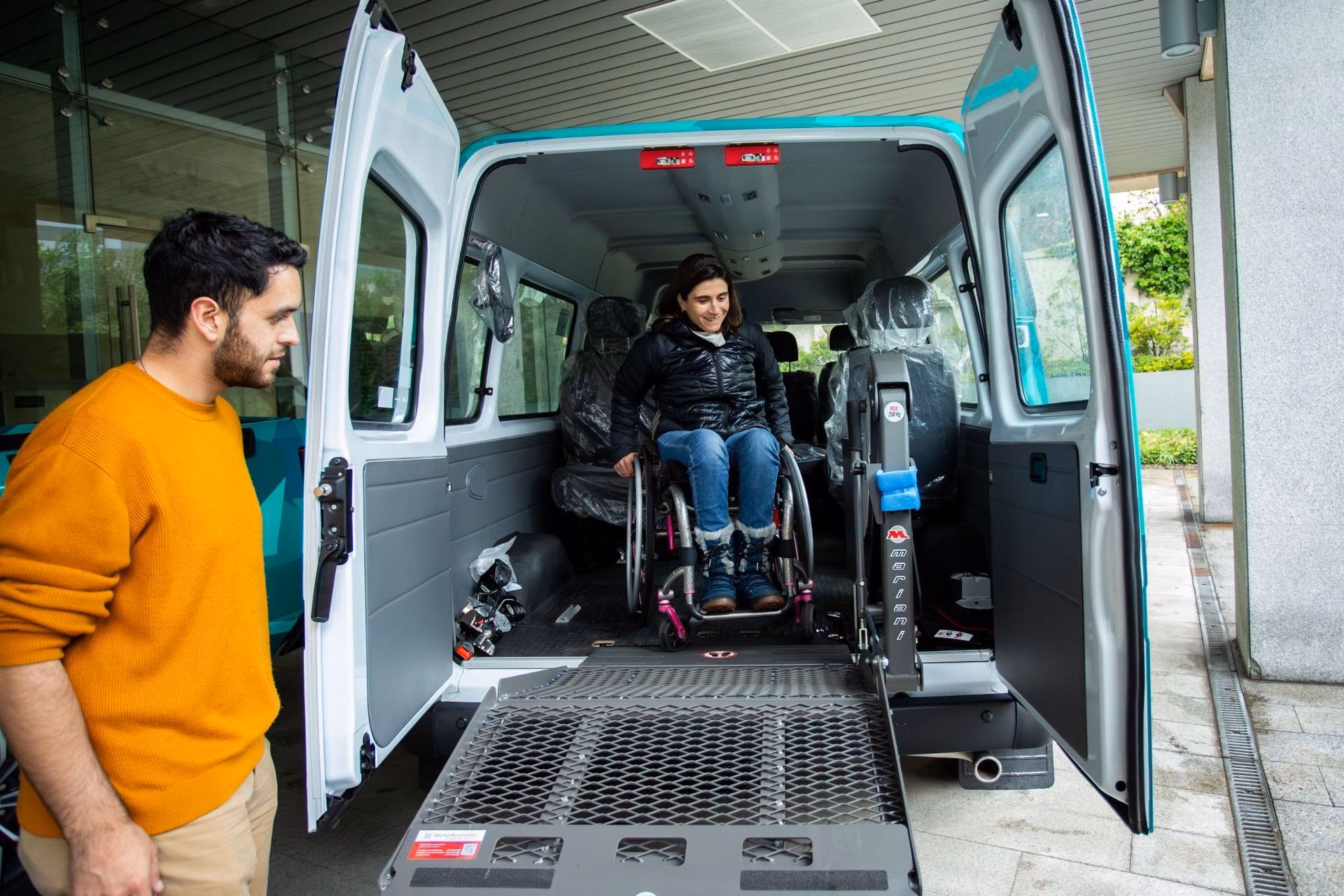 What is a wheelchair-accessible taxi?