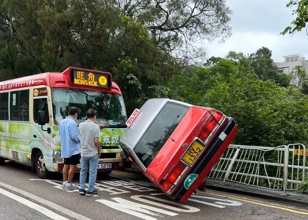 Did a taxi hit a pedestrian in Greater Manchester?