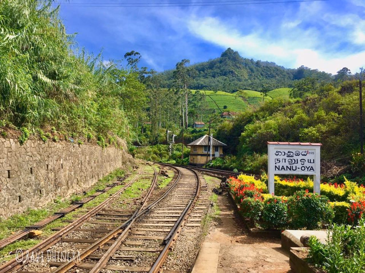 Which railway station is closest to Nuwara Eliya?