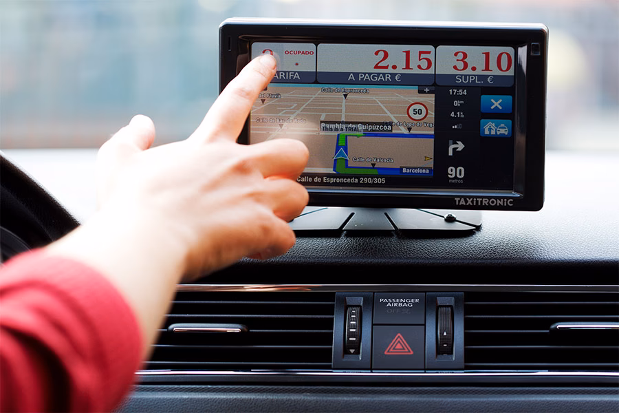 What is the station taxis app?