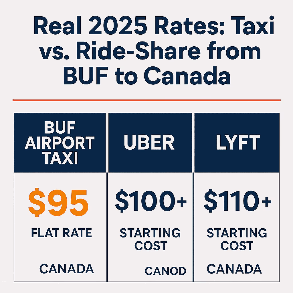 How does the price calculator work in Niagara Falls?
